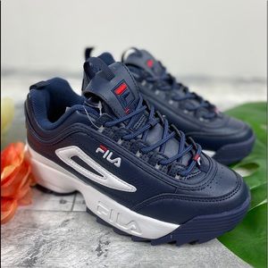 light blue fila shoes